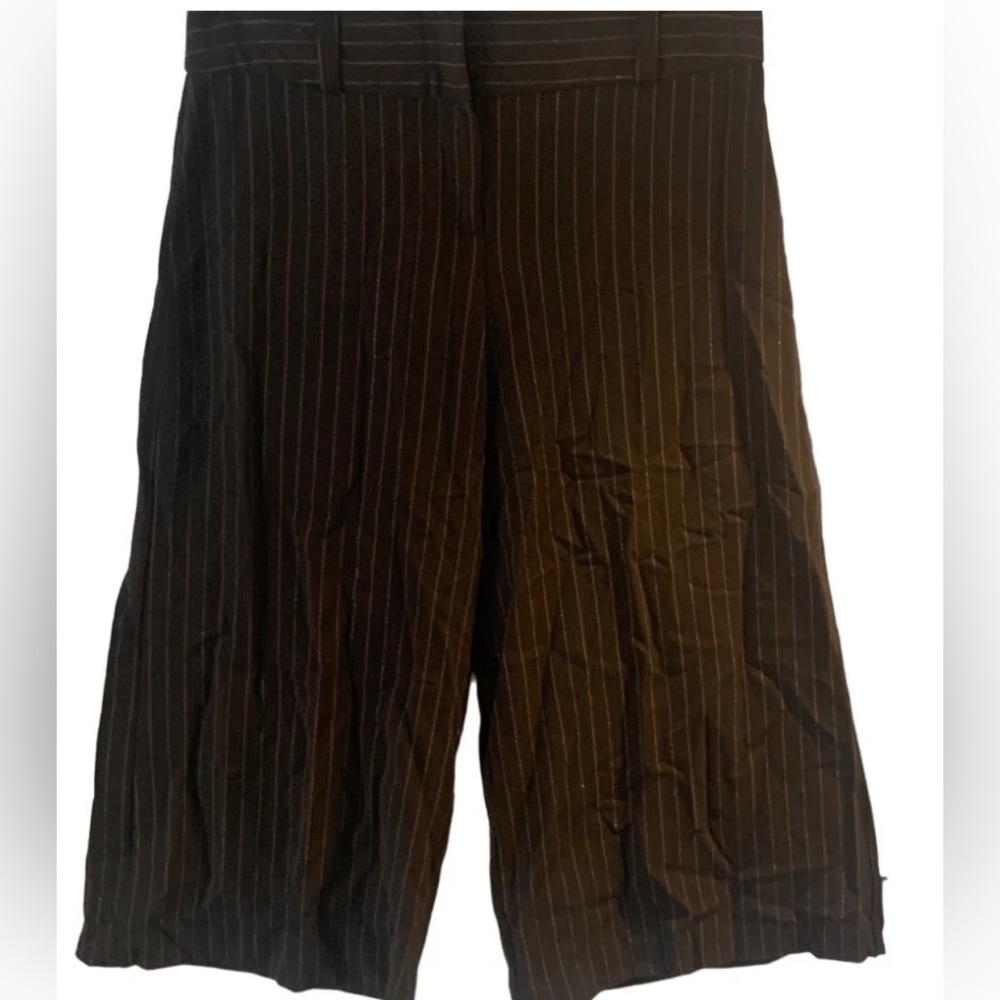 Pre Owned Women’s Amy Byer Stripped Capri Style Pants Size 12 Casual Comfort
